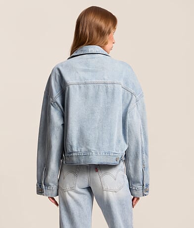 Premium Loose Cropped Trucker Jacket thumbnail 3