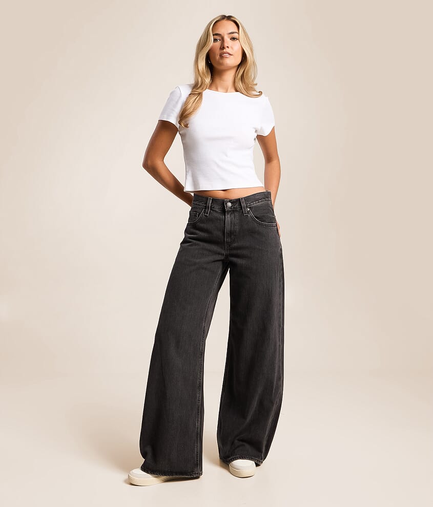 Premium Teardrop Wide Leg Jean