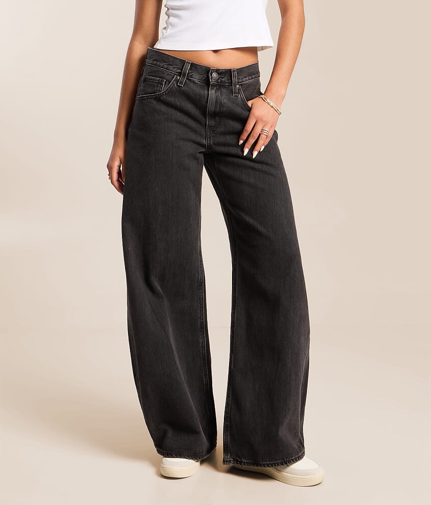 Premium Teardrop Wide Leg Jean thumbnail 2