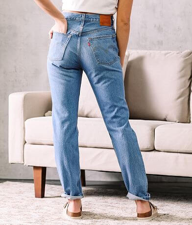 Levi&apos;s&#174; 501&#174; High Rise Straight Jean back view