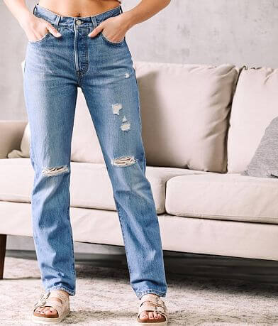 Levi&apos;s&#174; 501&#174; High Rise Straight Jean misc detail 1 view
