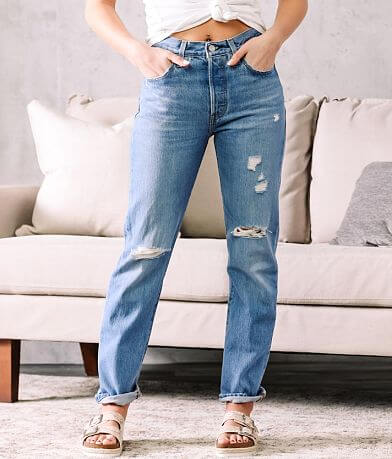 Levi's® 501® High Rise Straight Jean front view