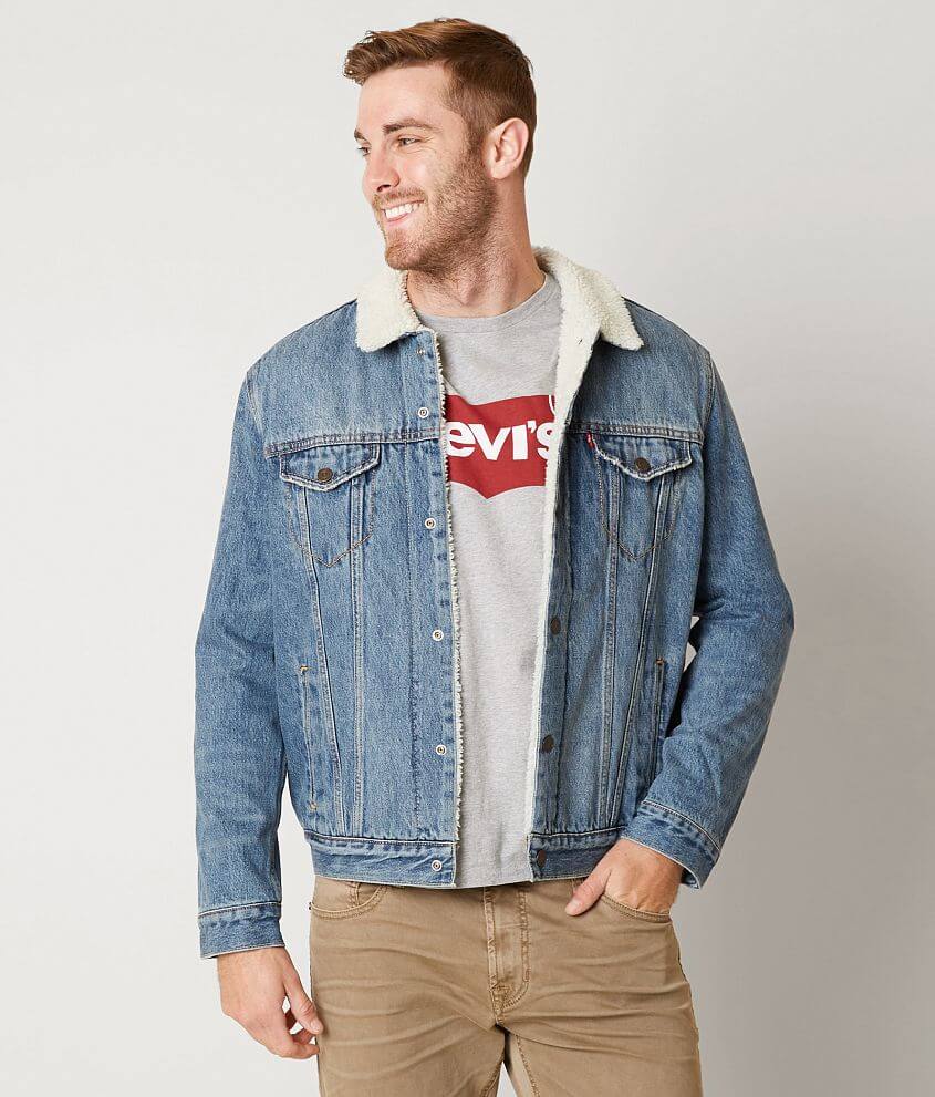 Levi's® Sherpa Trucker Jacket - Men's Coats/Jackets in Buckman | Buckle