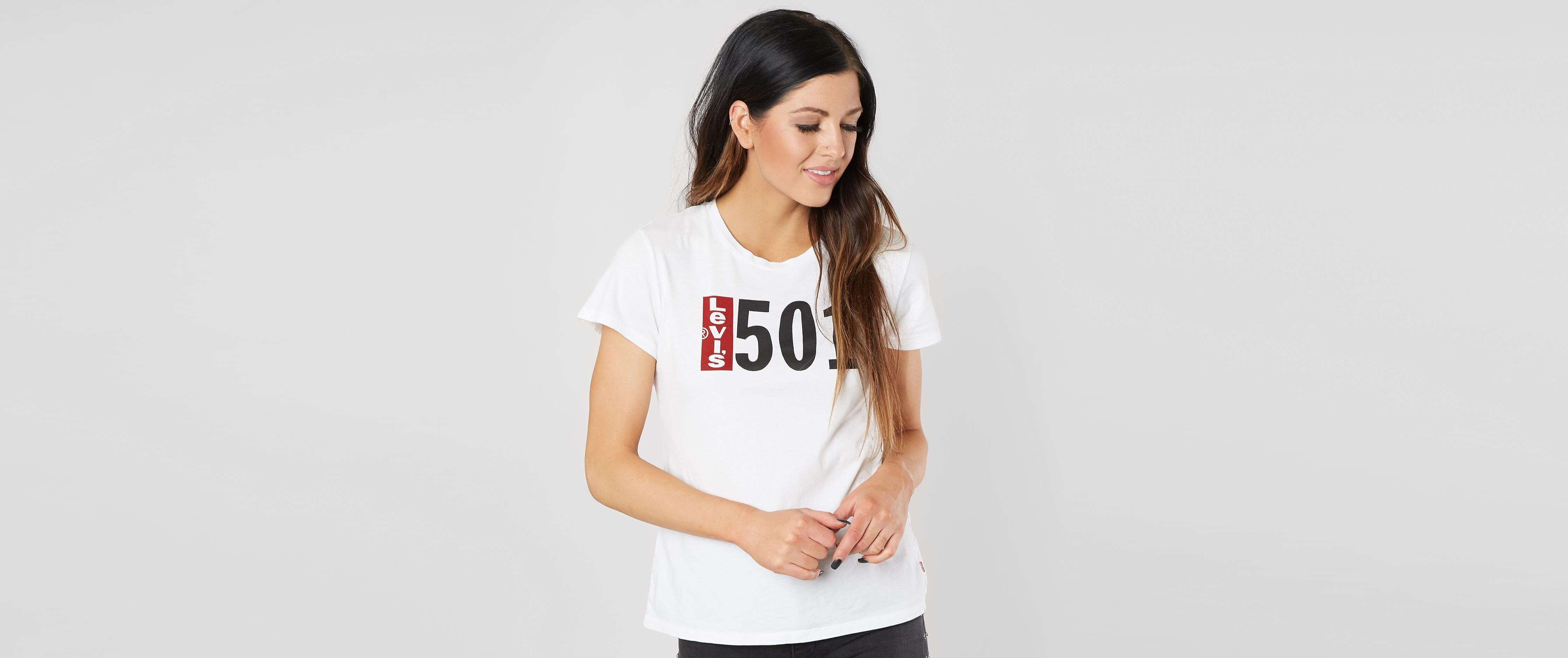 levi's 501 original t shirt