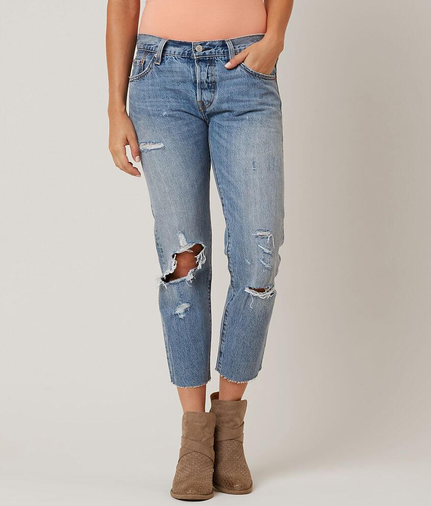 Levi's® 501® CT Cropped Jean - Women's Jeans in Time Gone By | Buckle 501 ct levis