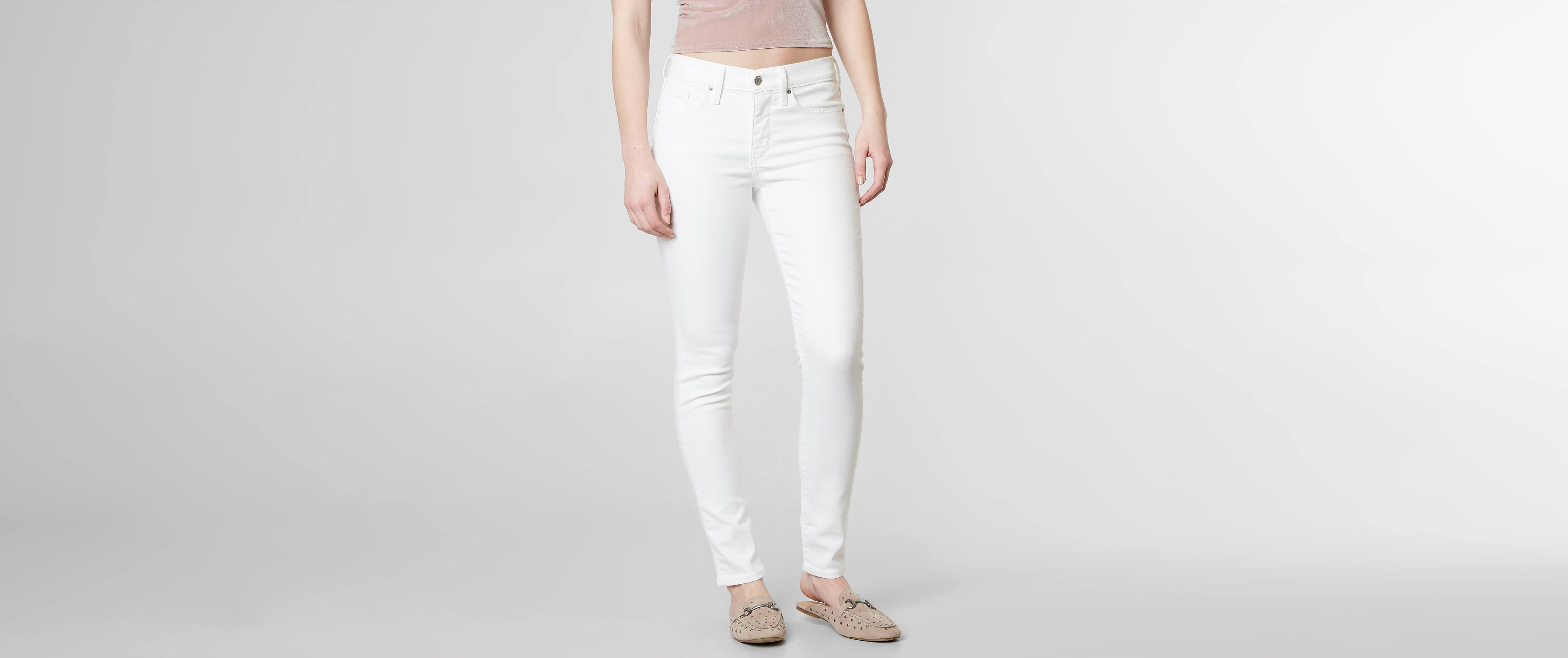 levi's 311 white jeans