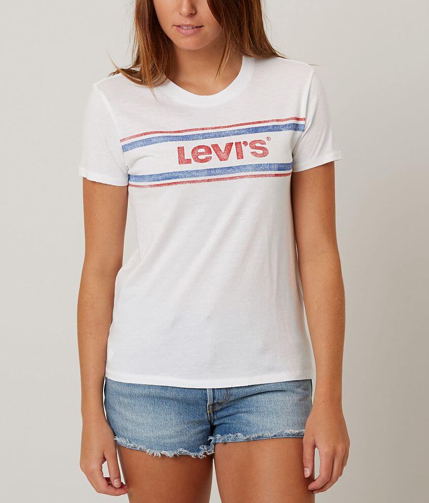 Decimal godkende Stat Levi's® Vintage Perfect T-Shirt - Women's T-Shirts in Stripe White | Buckle