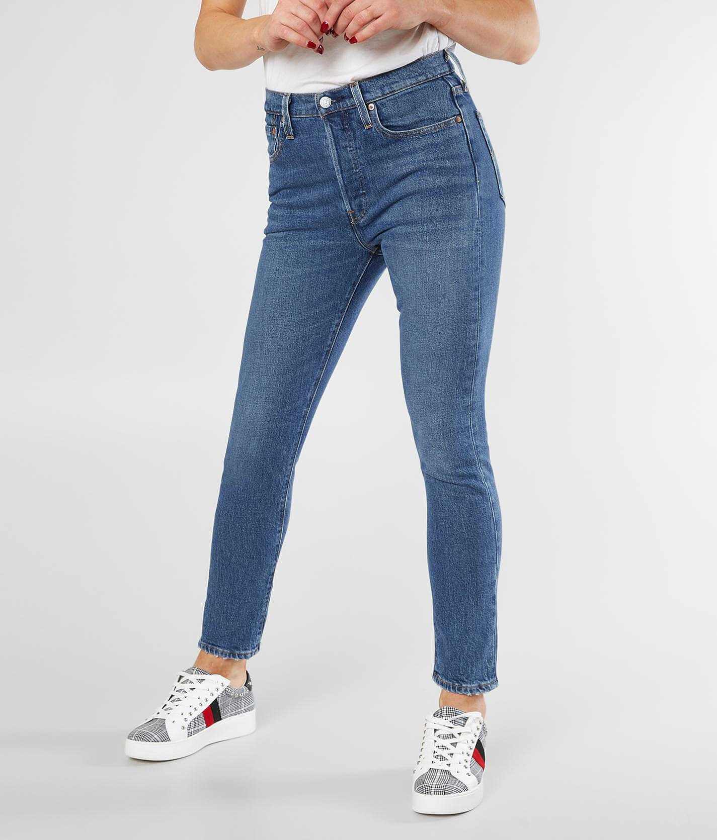 levi's 501 customized skinny