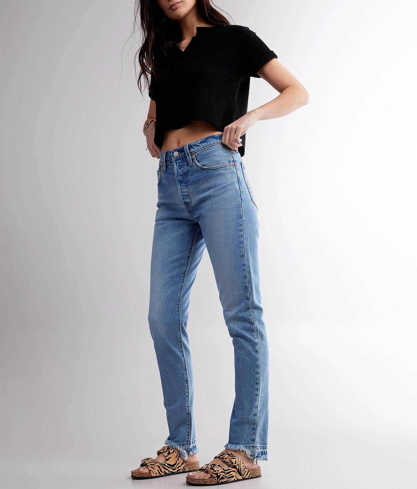 levi's 501 skinny jeans blue