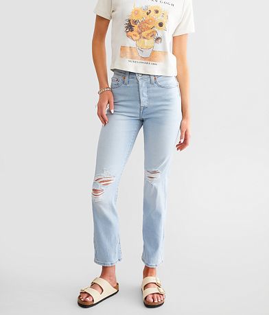 Levi's - Ribcage Straight Ankle - Cool Blue Popsicle - - Archer +