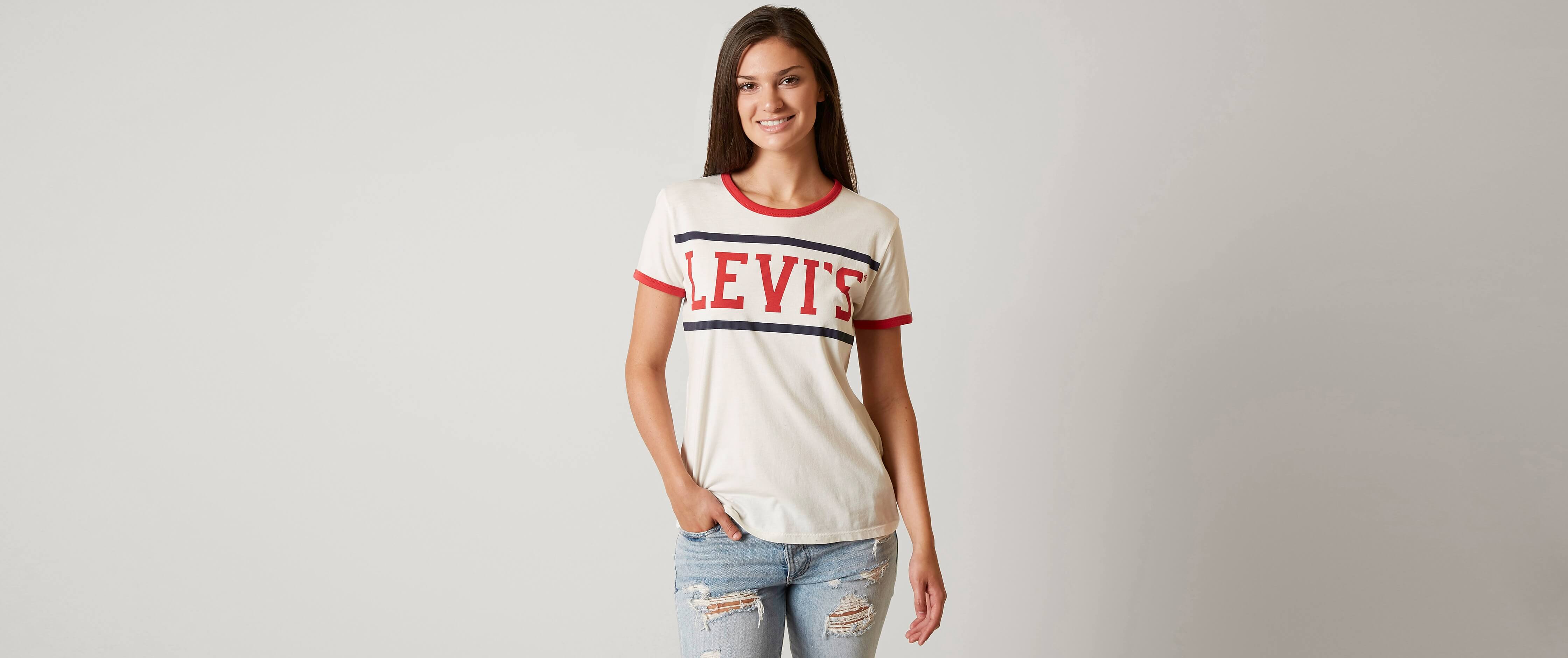 levis t shirt women's sale