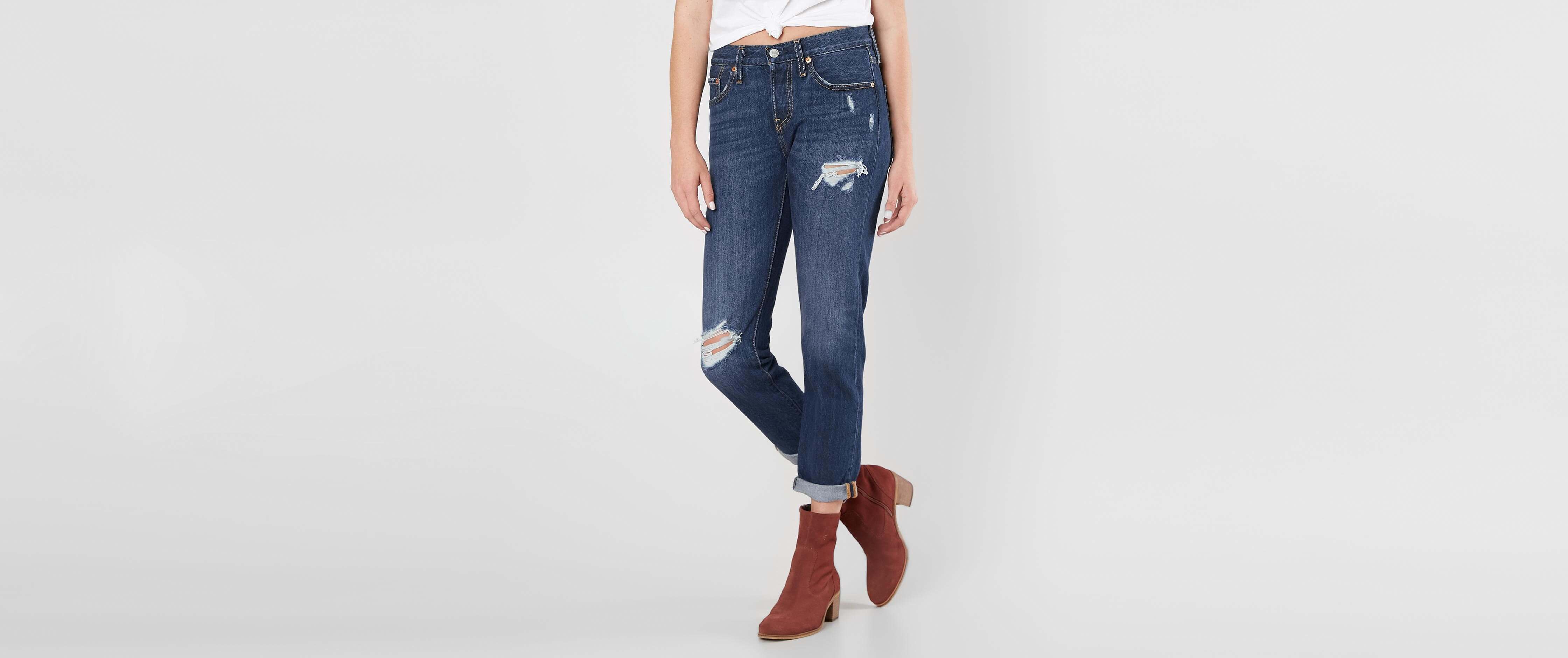 levi's 501 tapered jeans womens