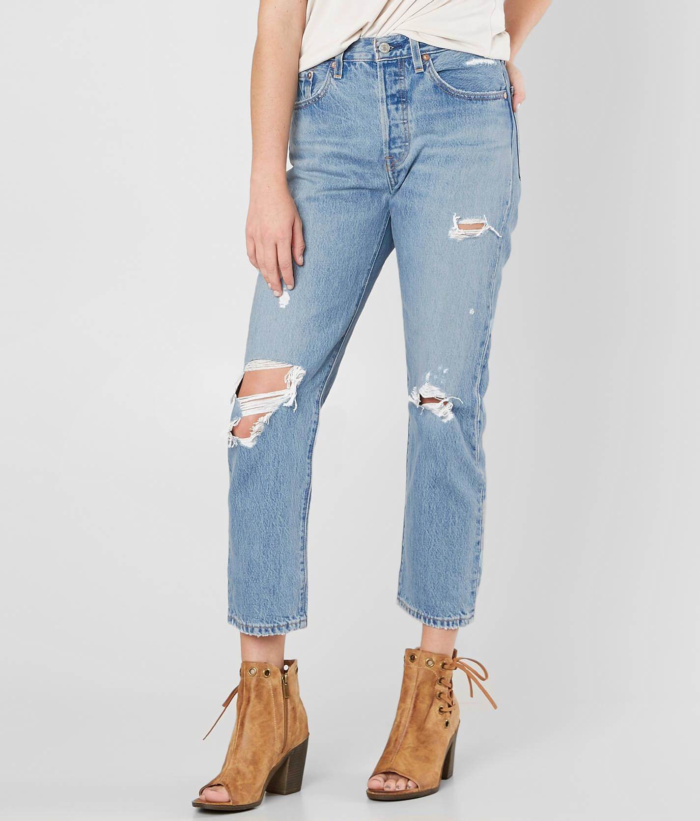 levi's 501 crop authentically yours