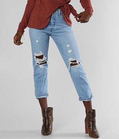Levi&apos;s&#174; 501&#174; High Ankle Cropped Jean FULL_LEFT_SIDE
