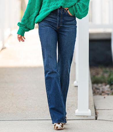 Levi&apos;s&#174; Ribcage Boot Stretch Jean full left side view