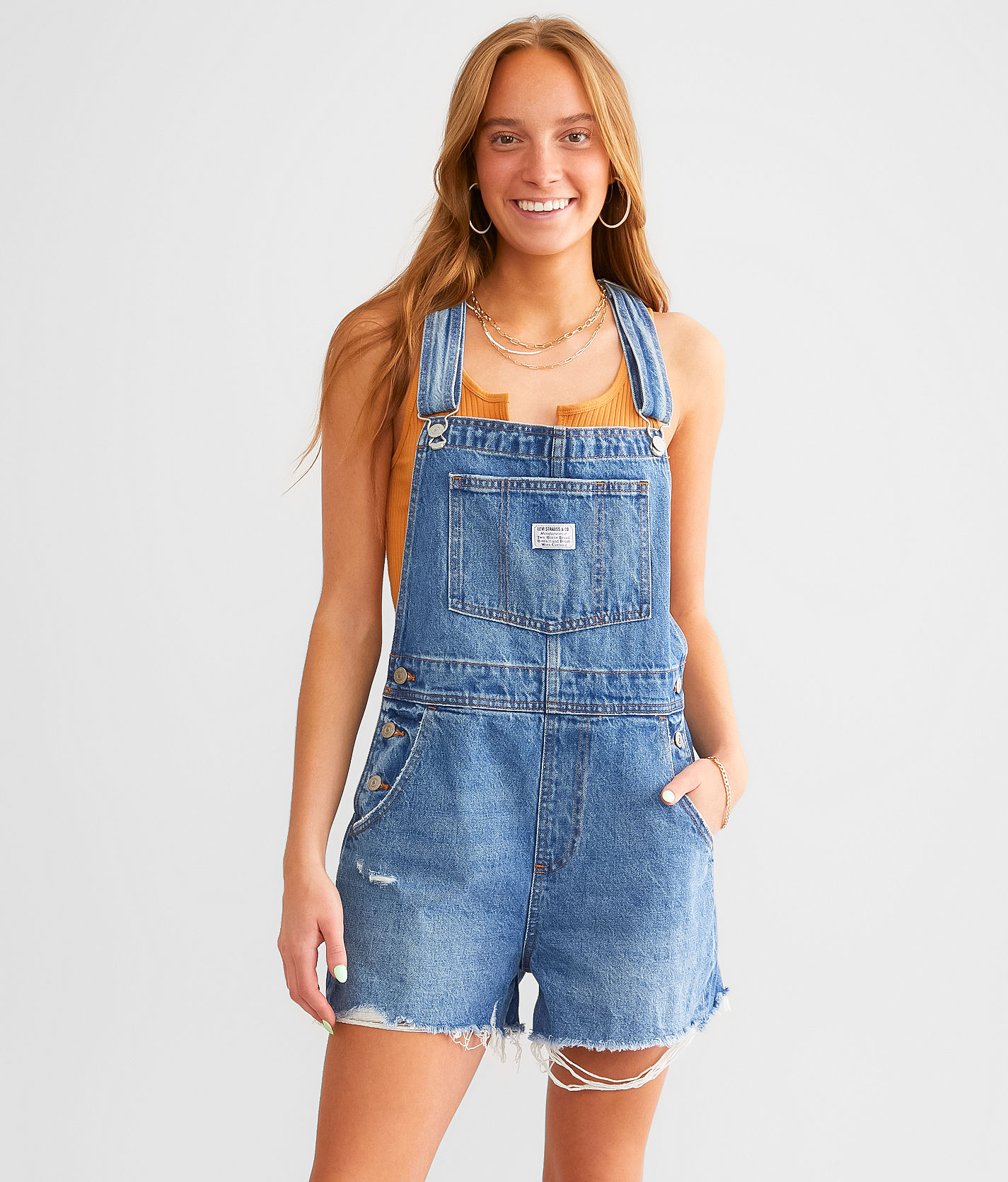 Levi's® Vintage Overall Short - Women's Rompers/Jumpsuits in