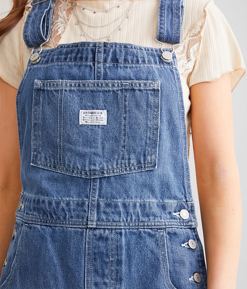 Vintage Denim Overall Short
