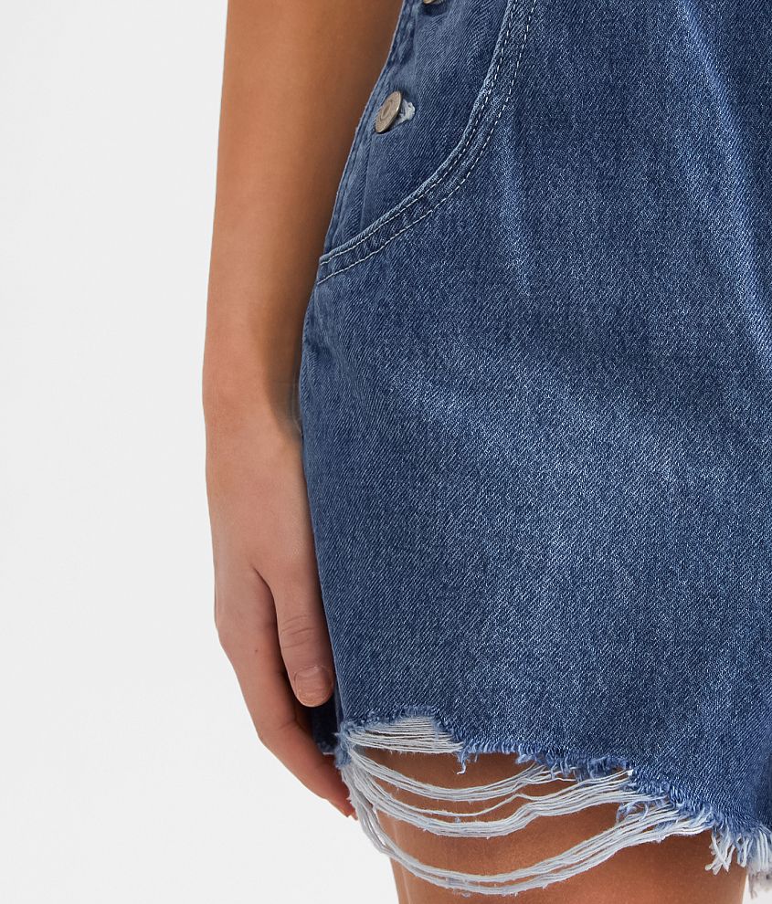 Vintage Denim Overall Short