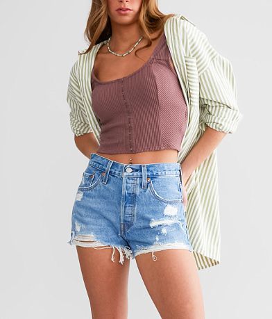 Levi's® 501® Original Short front view - top fashion trends for spring 2023
