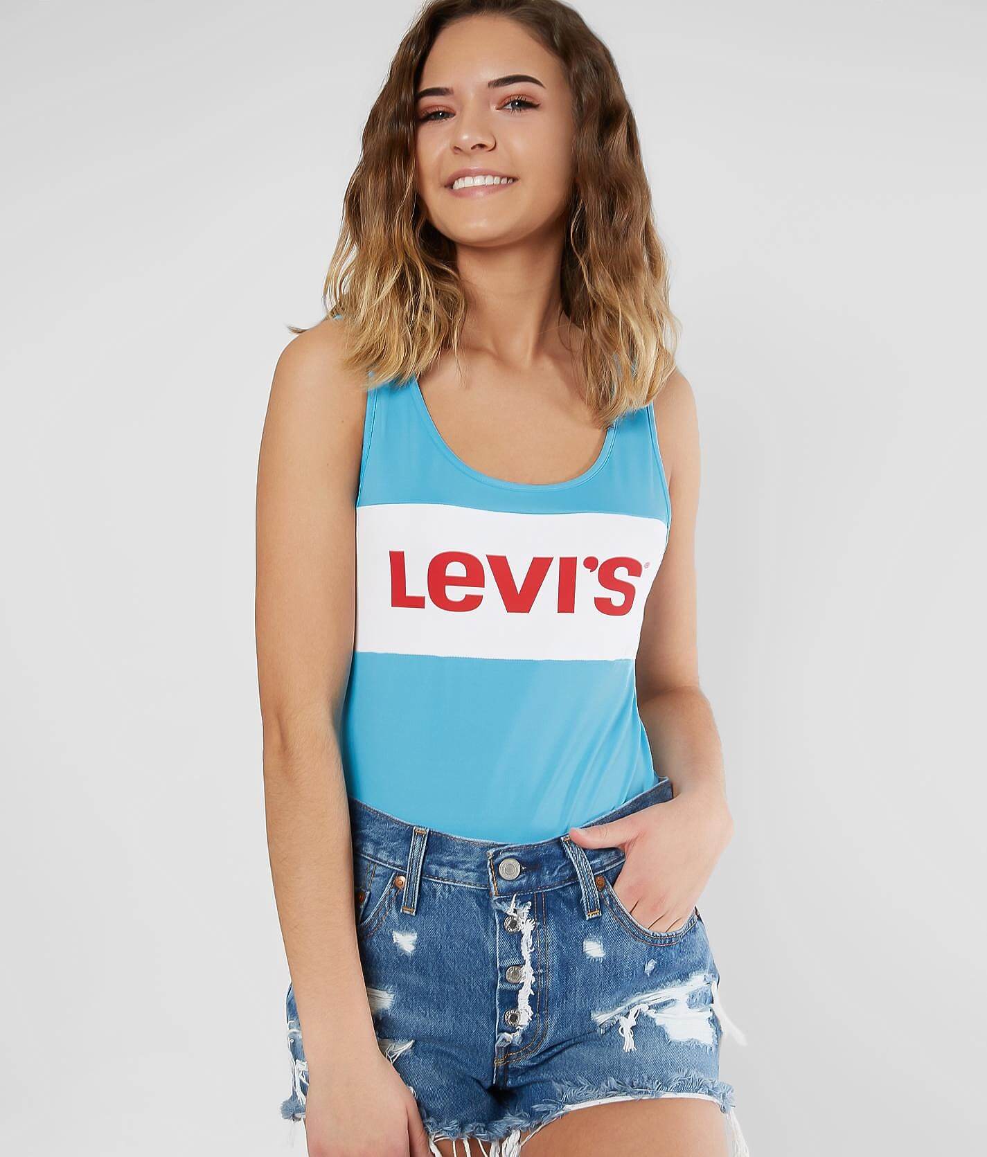 levis bodysuit white