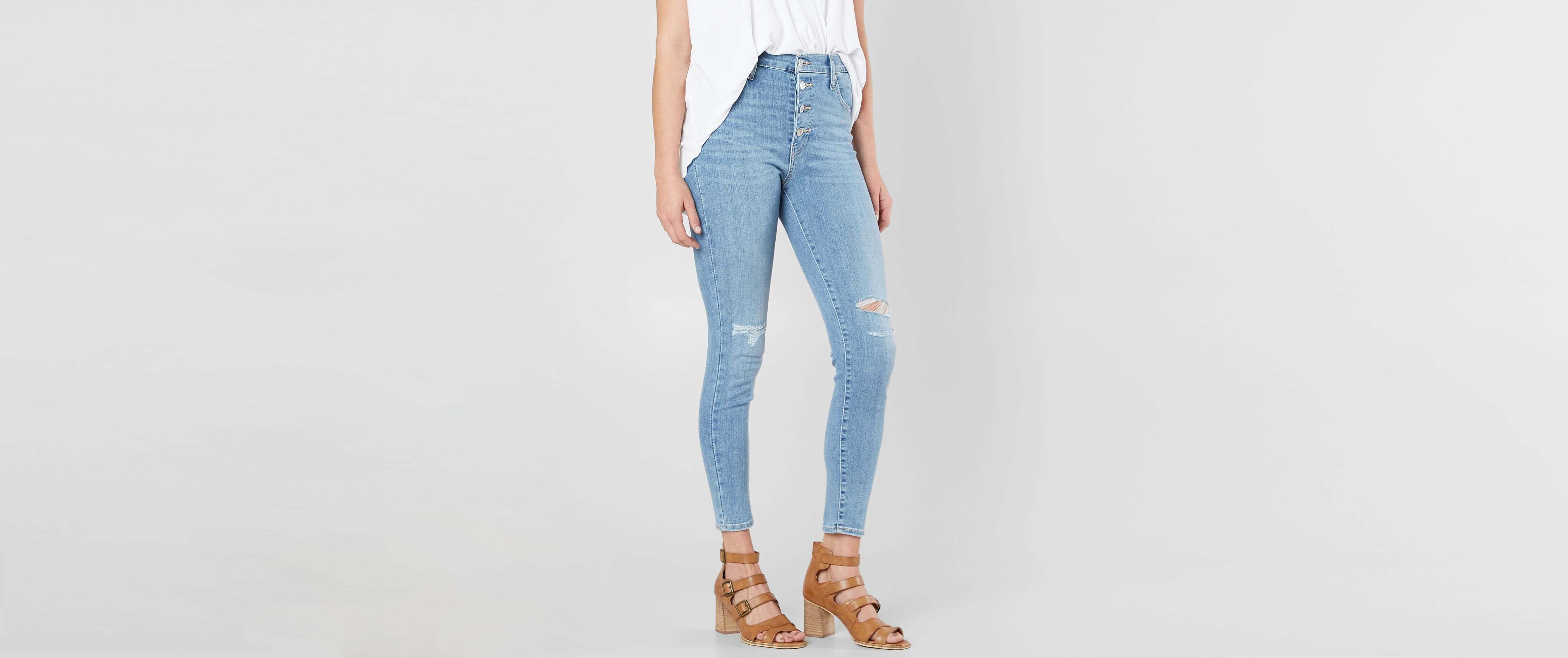 levi's mile high super skinny light blue