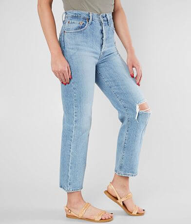 Levi&apos;s&#174; Ribcage Straight Stretch Jean FULL_RIGHT_SIDE