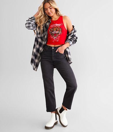 Levi's® Ribcage Straight Ankle Stretch Jean front view