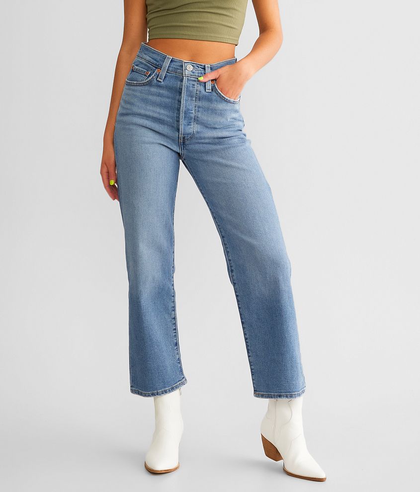 Levi's® Ribcage High Rise Straight Ankle Jeans