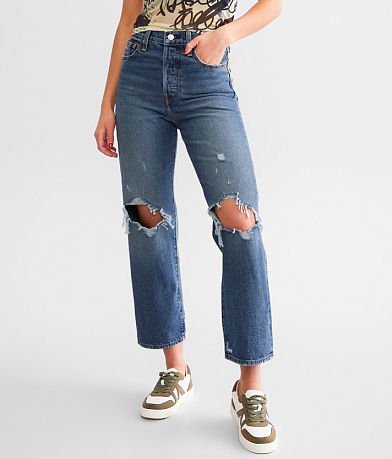 Levi&apos;s&#174; Ribcage Ankle Straight Jean FULL_LEFT_SIDE