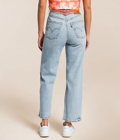 Levi&apos;s&#174; Premium Ribcage Ankle Straight Stretch Jean back view