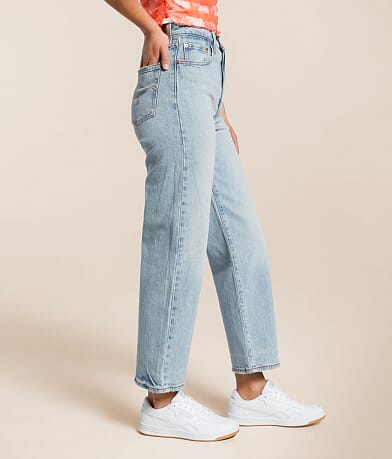 Levi&apos;s&#174; Premium Ribcage Ankle Straight Stretch Jean full left side view