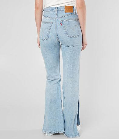 Levi&apos;s&#174; Premium Ribcage Split Flare Jean back view