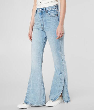 Levi&apos;s&#174; Premium Ribcage Split Flare Jean full left side view