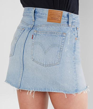 Levi&apos;s&#174; Frayed Denim Skirt misc detail 1 view