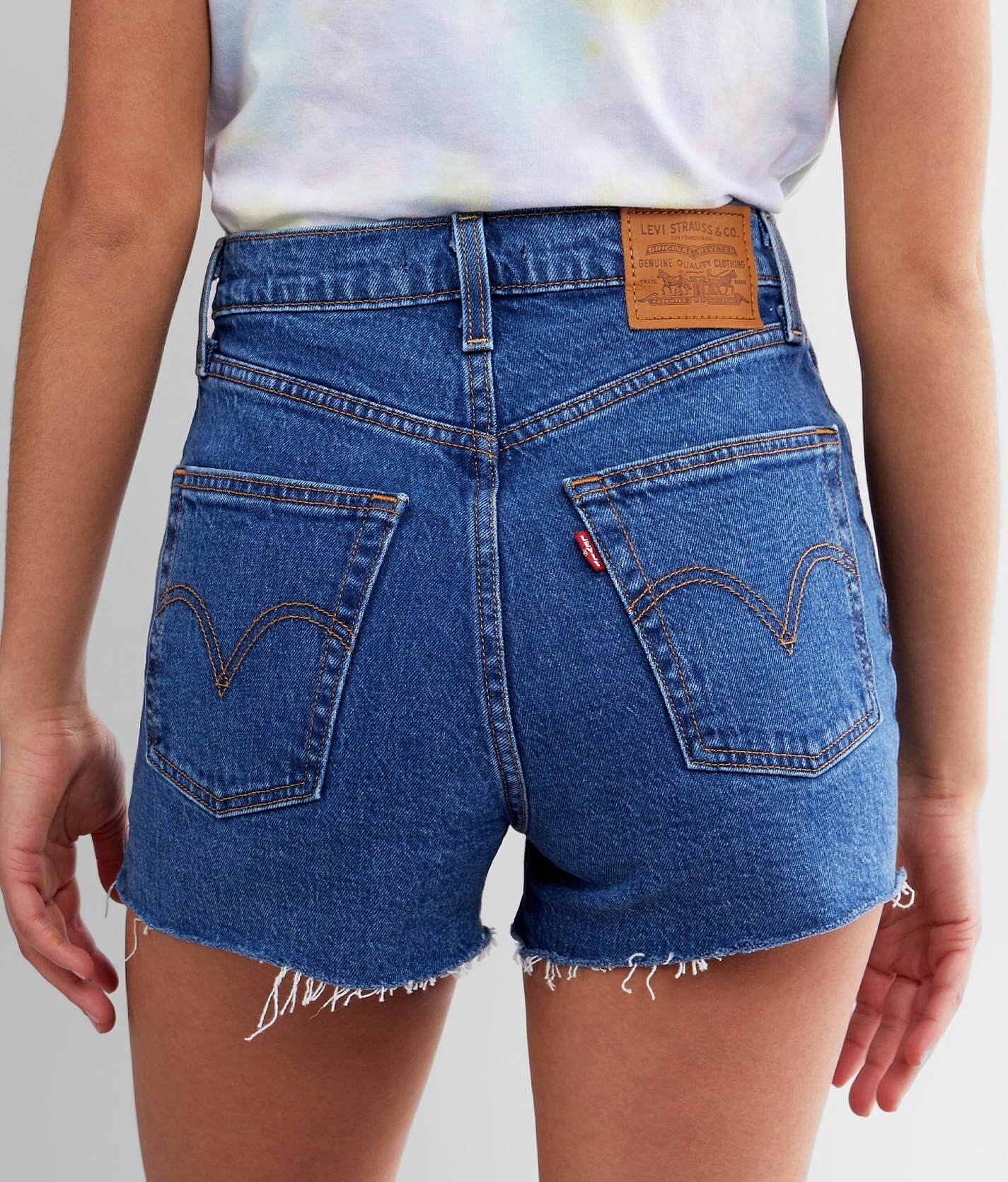 levi's ribcage shorts