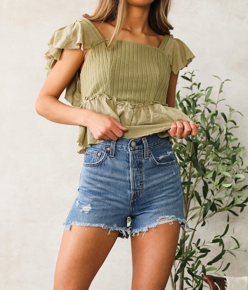 Levis shop shorts ribcage