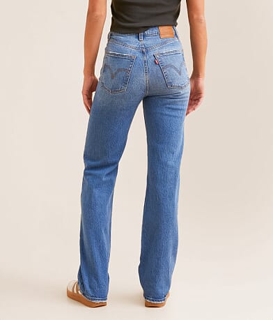 Levi&apos;s&#174; Ribcage Straight Stretch Jean back view