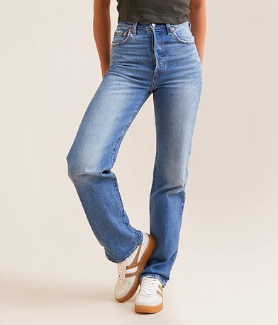 Levi&apos;s&#174; Ribcage Straight Stretch Jean full left side view