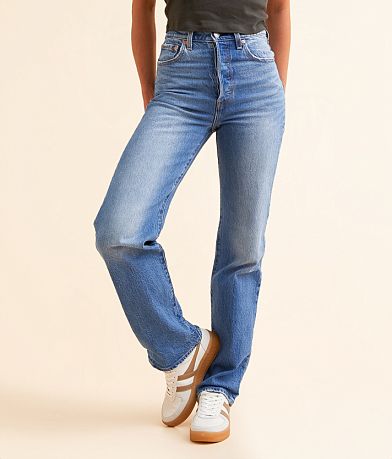 Levi&apos;s&#174; Ribcage Straight Stretch Jean FULL_LEFT_SIDE