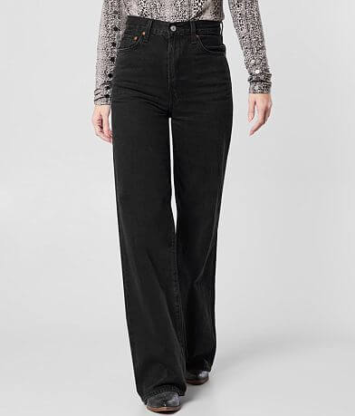 Levi&apos;s&#174; Ribcage High Rise Wide Leg Jean FULL_LEFT_SIDE