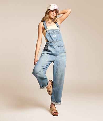 Vintage Straight Denim Overalls thumbnail 7