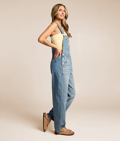 Vintage Straight Denim Overalls thumbnail 2