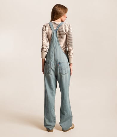 Vintage Classic Straight Denim Overalls thumbnail 3