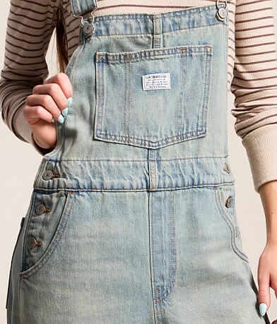 Vintage Classic Straight Denim Overalls thumbnail 5
