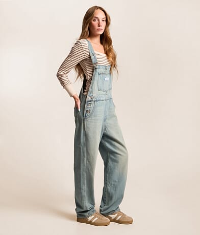 Vintage Classic Straight Denim Overalls thumbnail 2