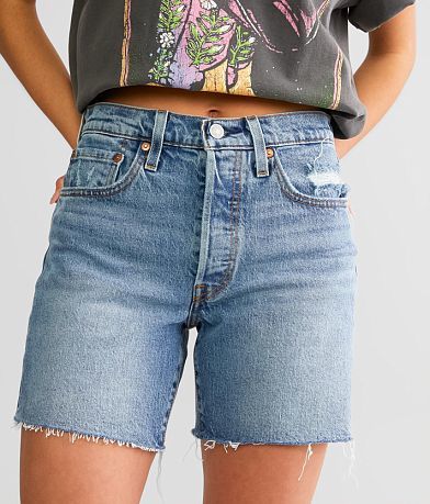 Levi&apos;s&#174; Premium 501&#174; Mid-Thigh Short FULL_LEFT_SIDE