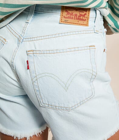 Levi&apos;s&#174; 501&#174; Mid Thigh Short back pocket view