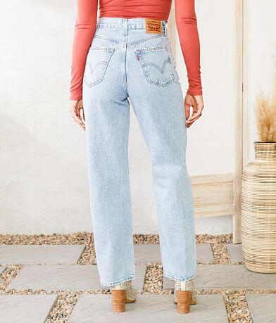 Levi&apos;s&#174; High Waisted Straight Jean back view