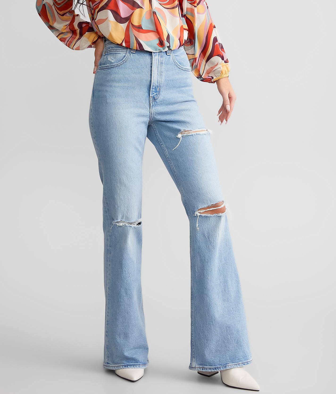 Levis 70s ultra low rise bell bottoms