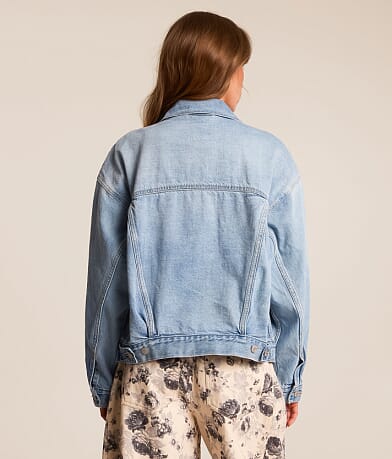 90s Trucker Oversized Denim Jacket thumbnail 3